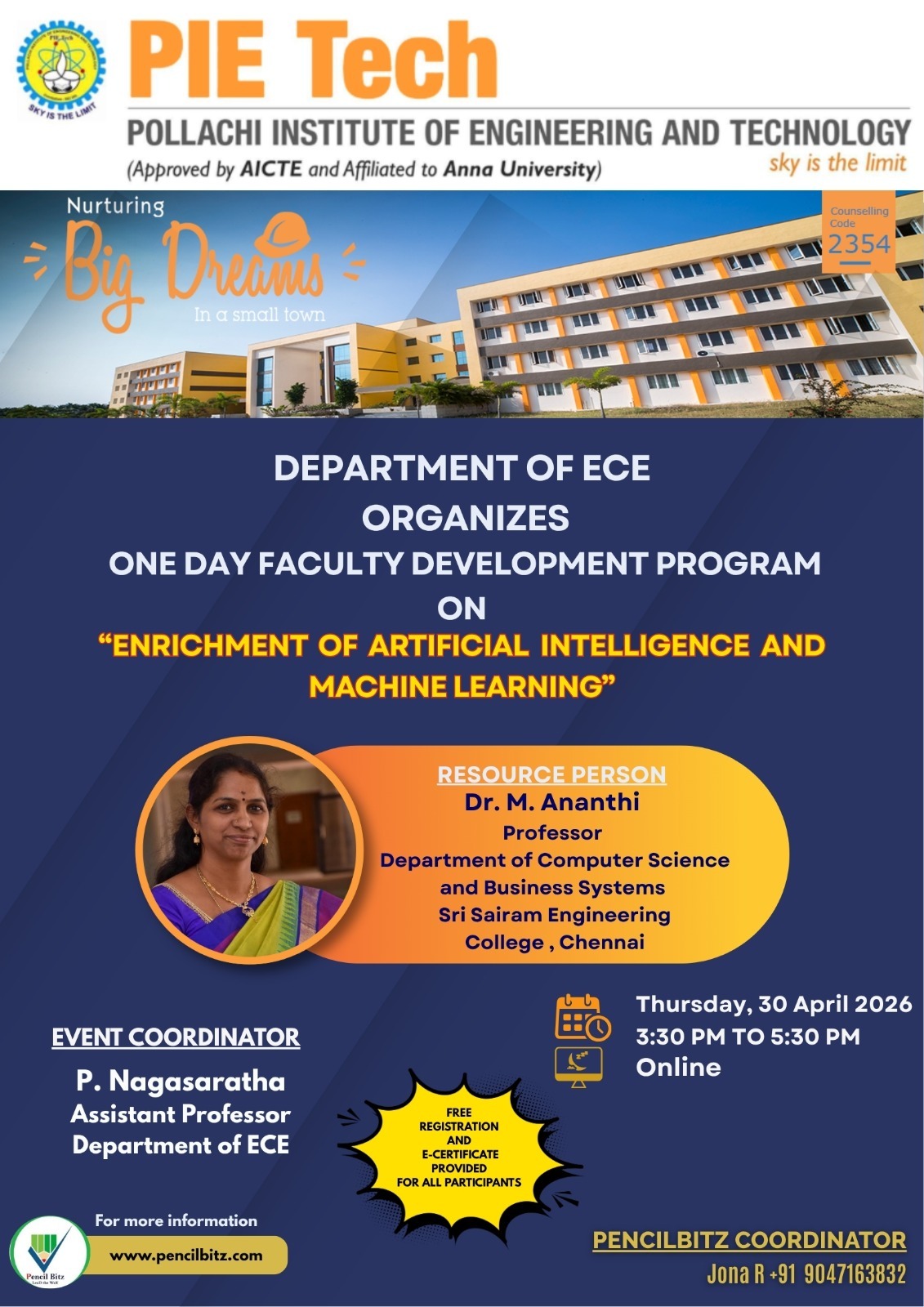College Event Brochure